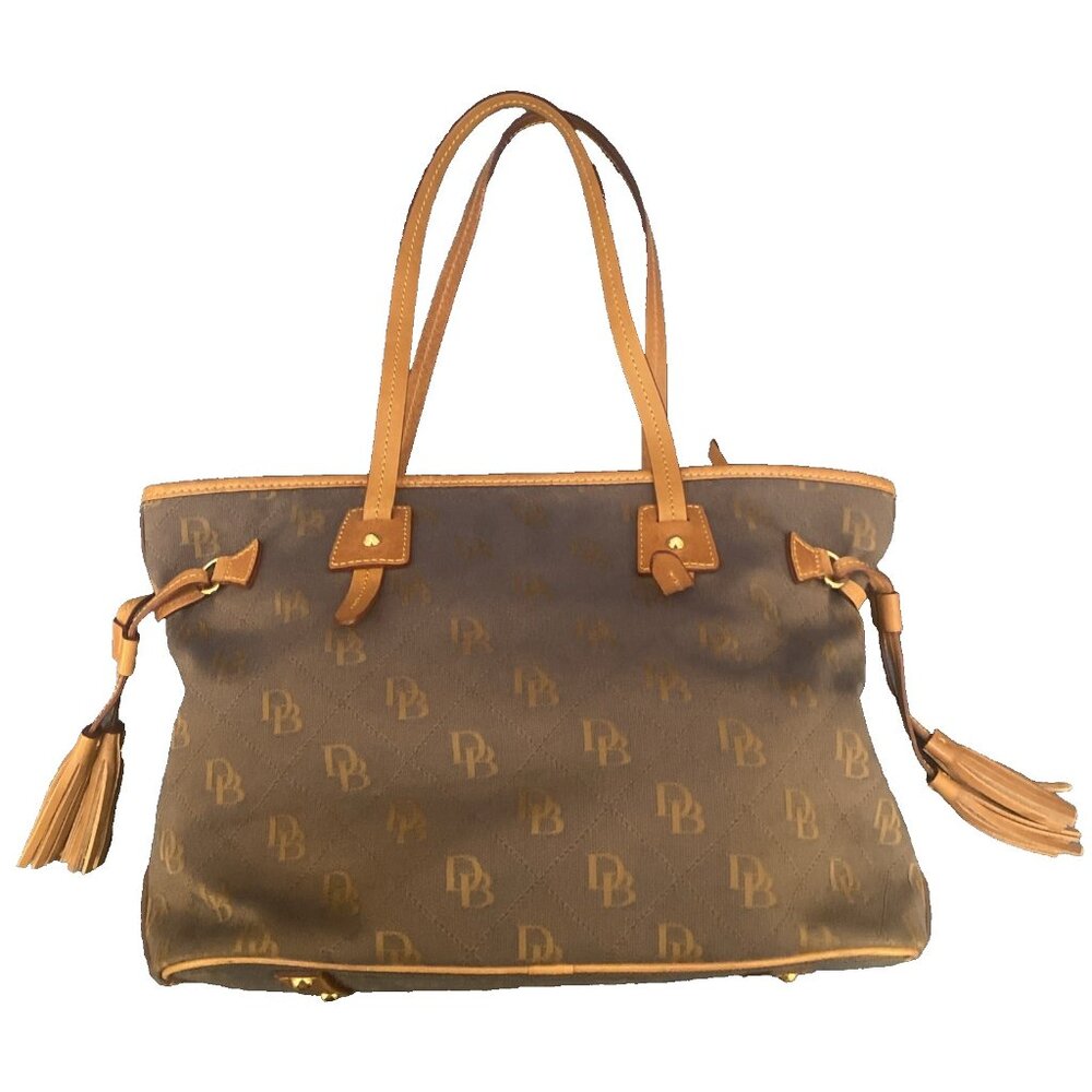 Dooney & Bourke Davis Tassel Shopper Excellent Exterior Clean Versatile LOOK - Picture 4 of 16